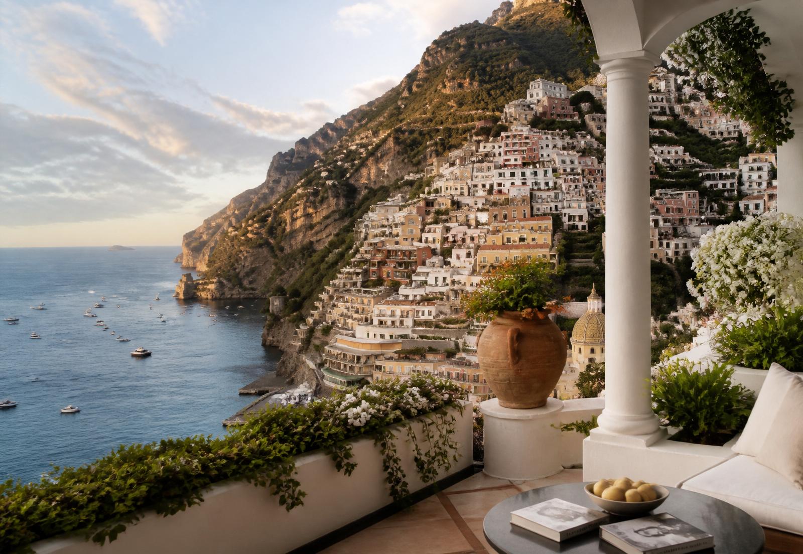 The Amalfi Coast from the water